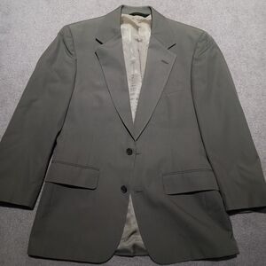 Brooks Brothers Blazer Mens 40 R Gray Made In USA Wool Sport Coat Jacket
